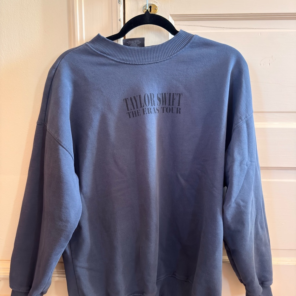 Taylor Swift The Eras Tour Blue Crewneck Sweater